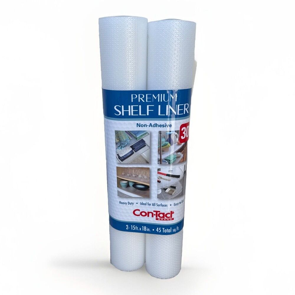Con-Tact Brand Premium Shelf‎ and Drawer Liner, Ideal for All Surfaces - 2 Pack